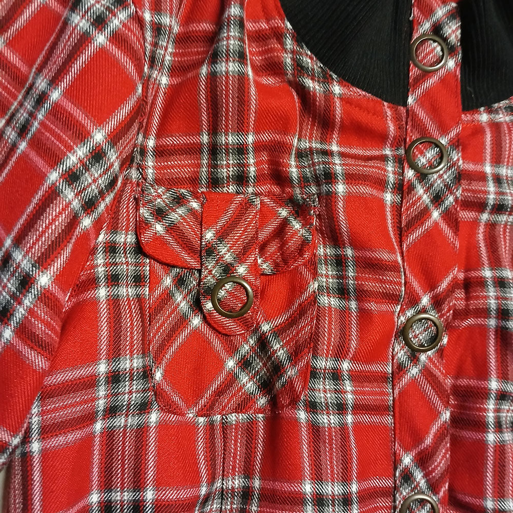 Vintage Fila red plaid cropped Jacket Modeshy