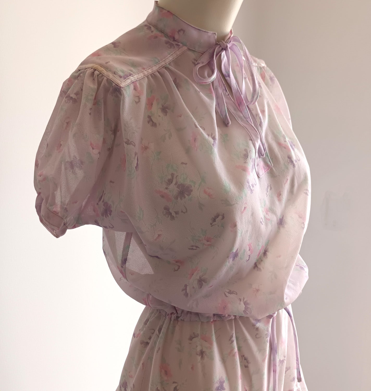 Vintage lavender garden dress