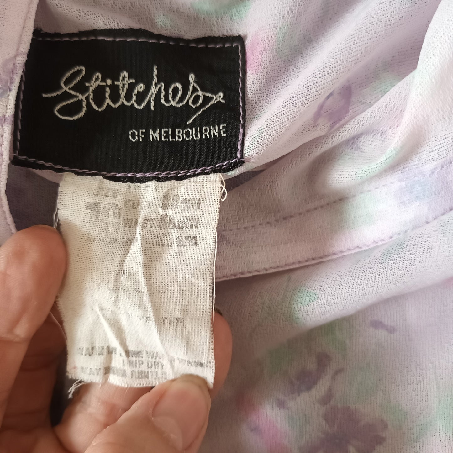 Vintage lavender garden dress