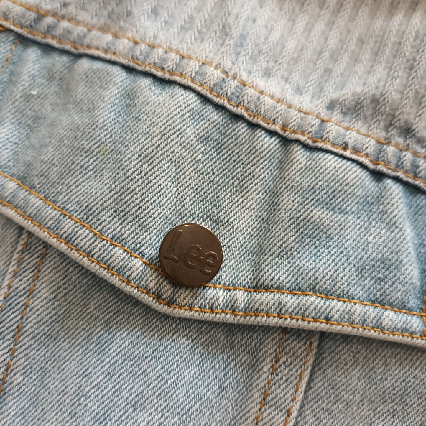 Vintage lee denim cotton batwing oversize Jacket 80s LGE Modeshy