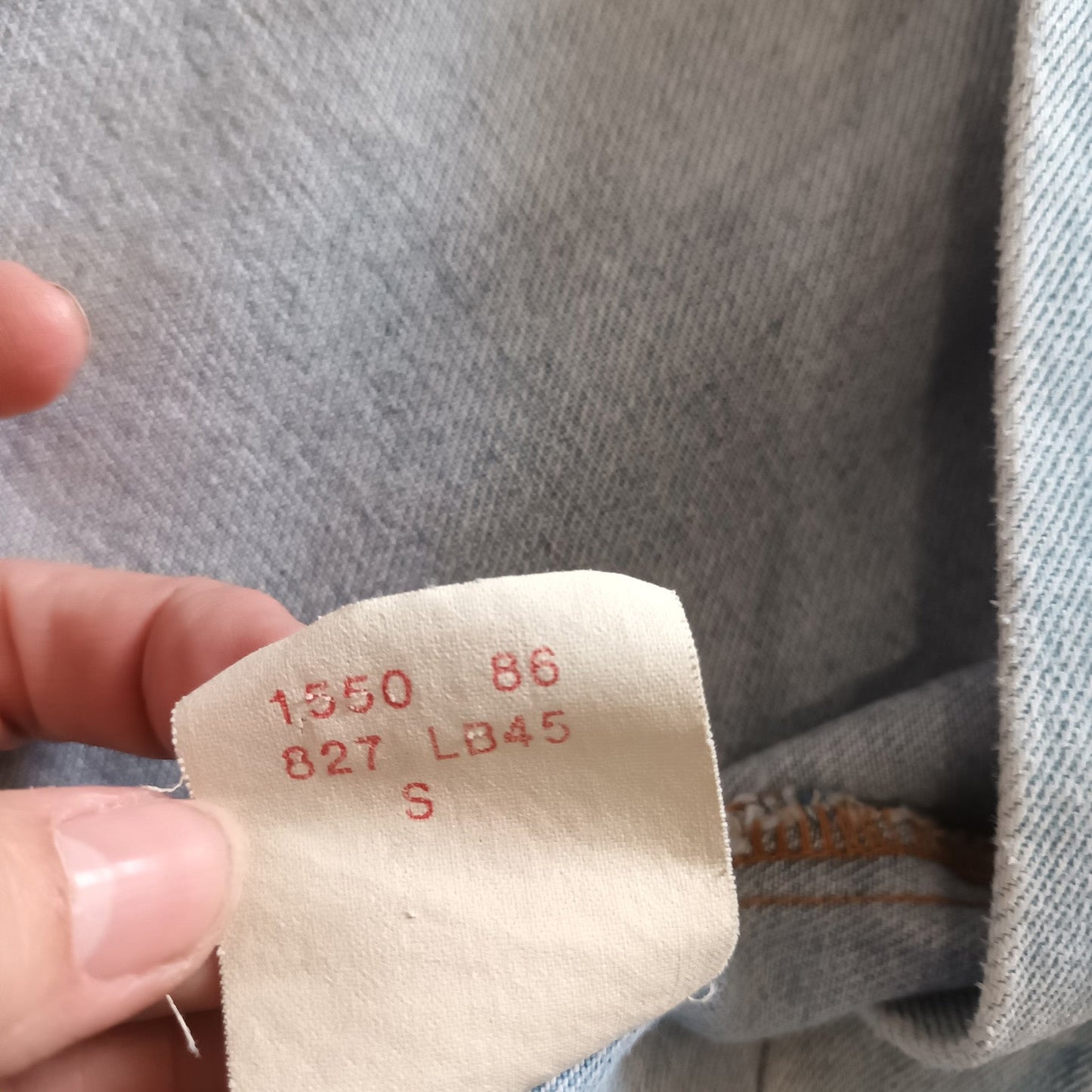 Vintage lee denim cotton batwing oversize Jacket 80s LGE Modeshy