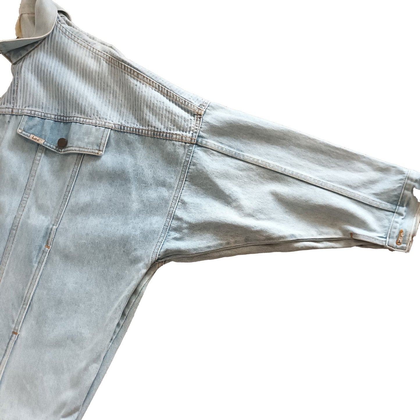 Vintage lee denim cotton batwing oversize Jacket 80s LGE Modeshy
