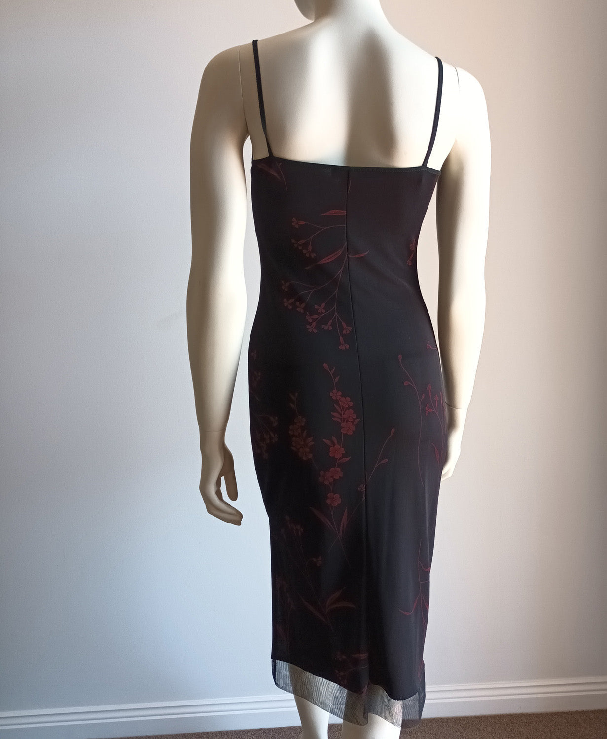 Y2k black slip dress by Blush M Modeshy