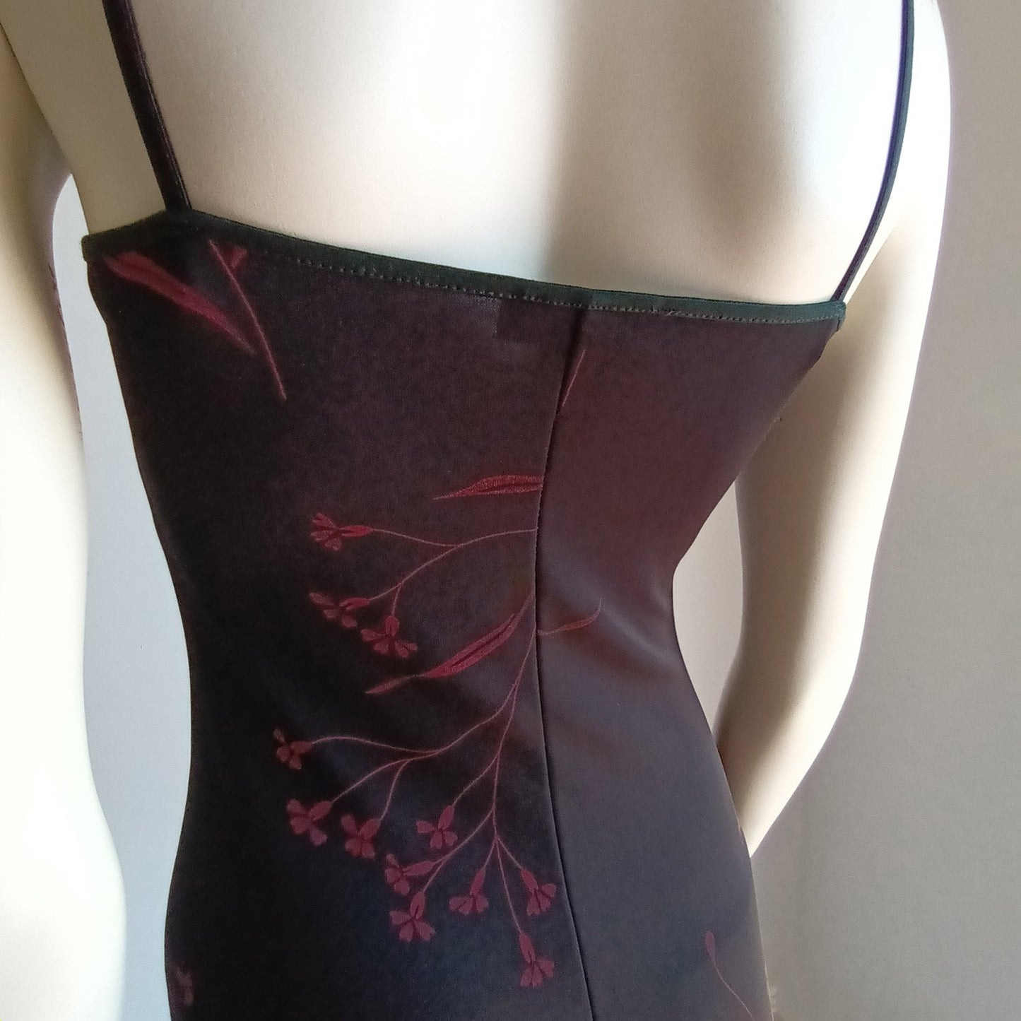Y2k black slip dress by Blush M Modeshy
