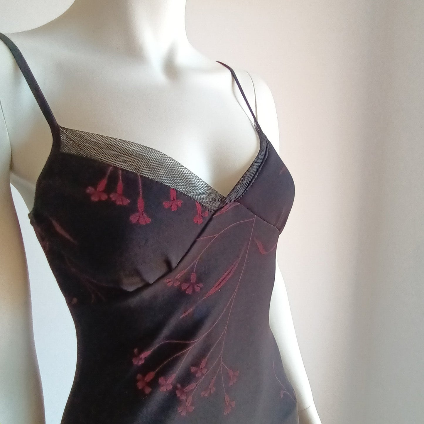 Y2k black slip dress by Blush M Modeshy