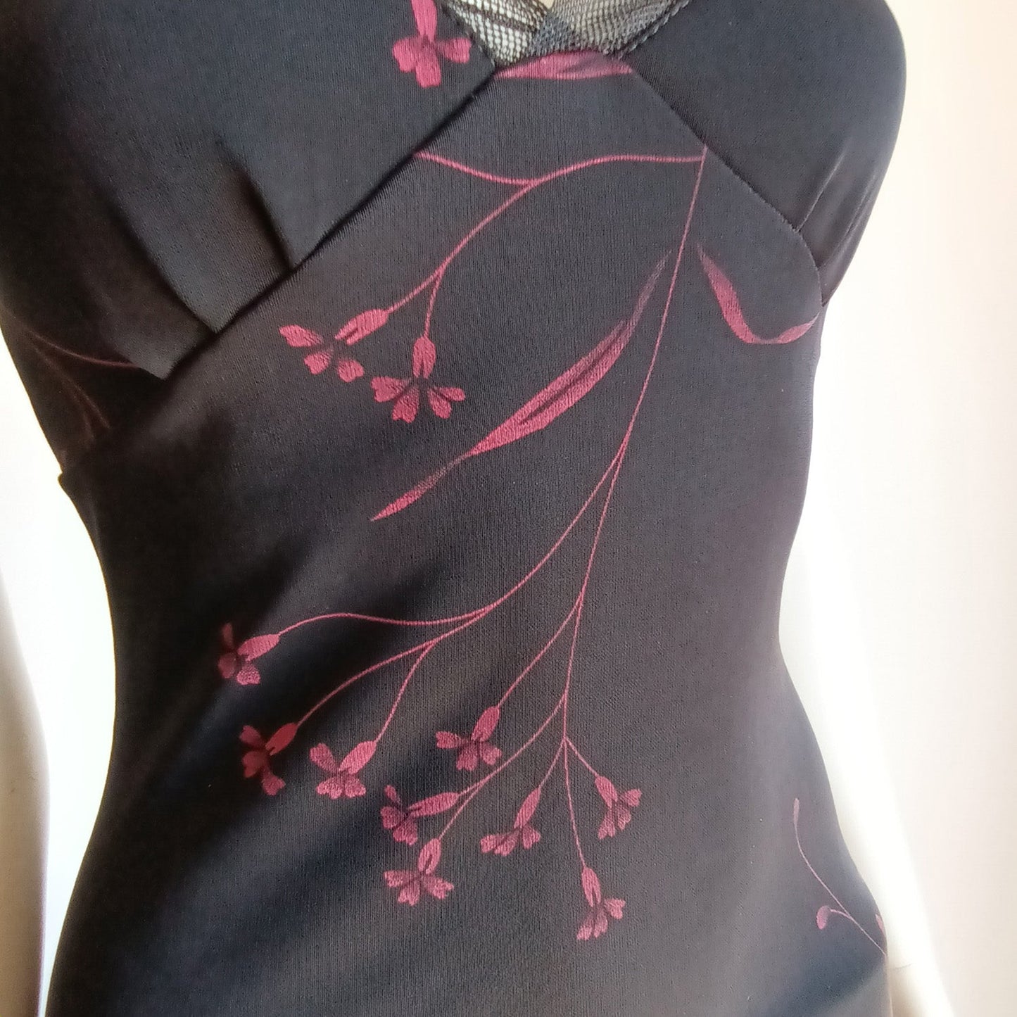 Y2k black slip dress by Blush M Modeshy