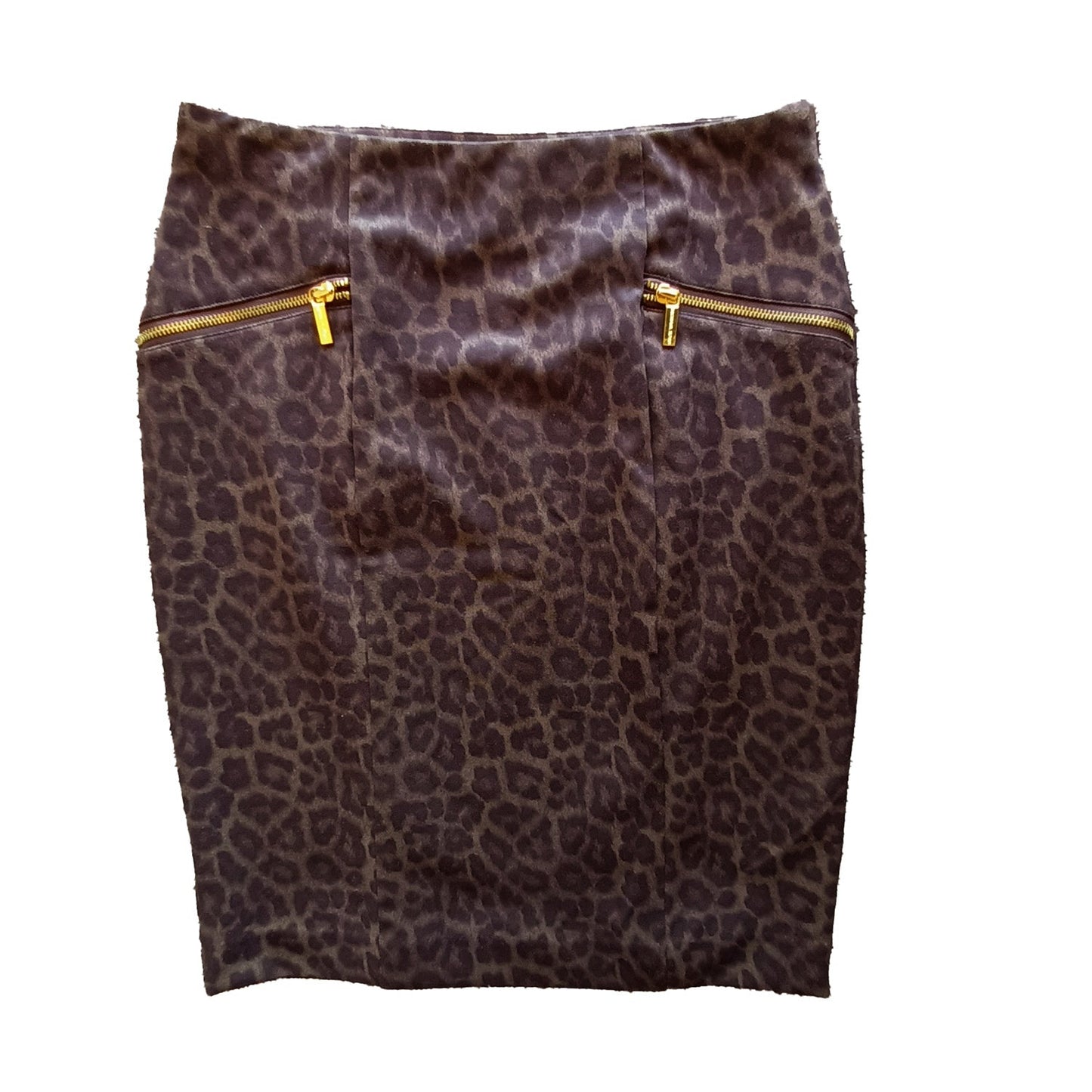Micheal Kors brown animal print skirt Modeshy