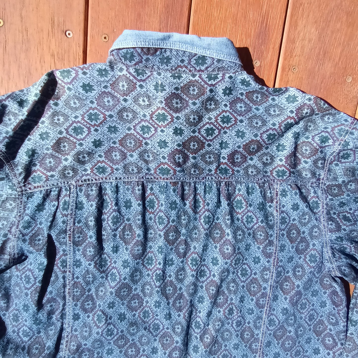 Vintage Levis wester denim long sleeve shirt.