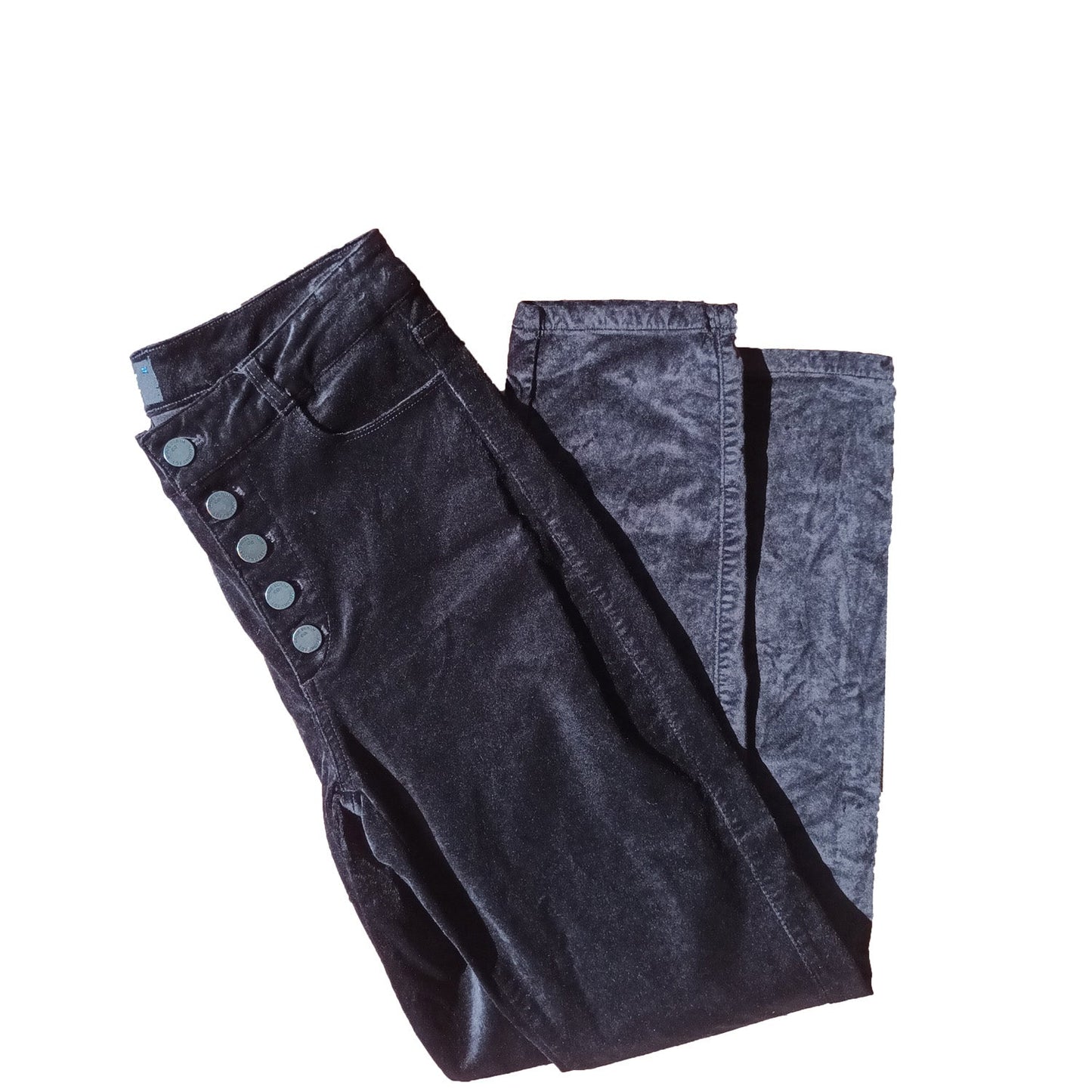 Black velvet Jeans Ankle peg By Paige Hoxton Modeshy