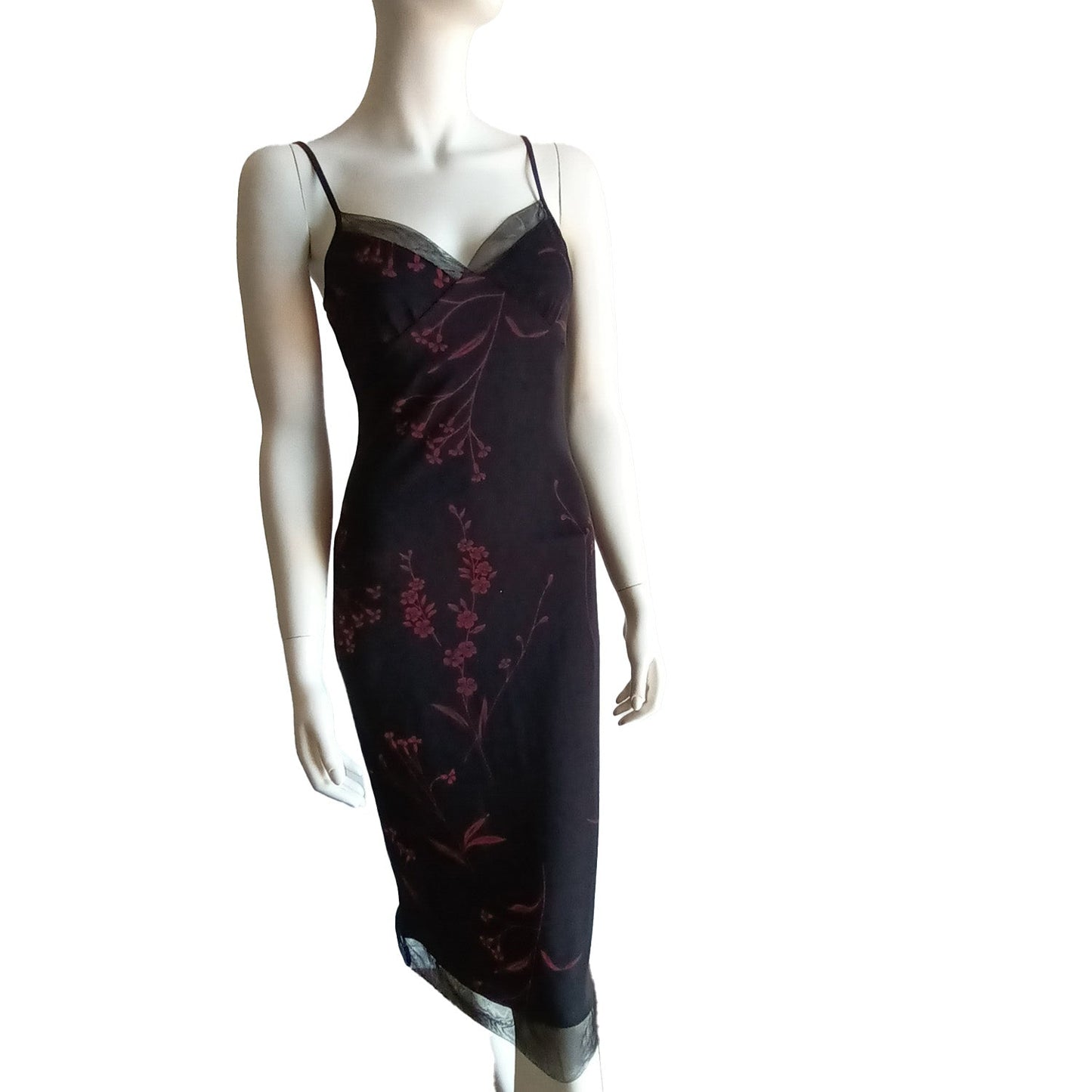Y2k black slip dress by Blush M Modeshy