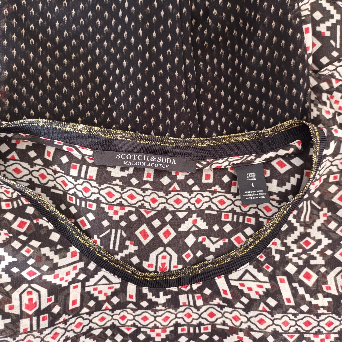 Sheer top by Scotch and Soda Maison Scotch