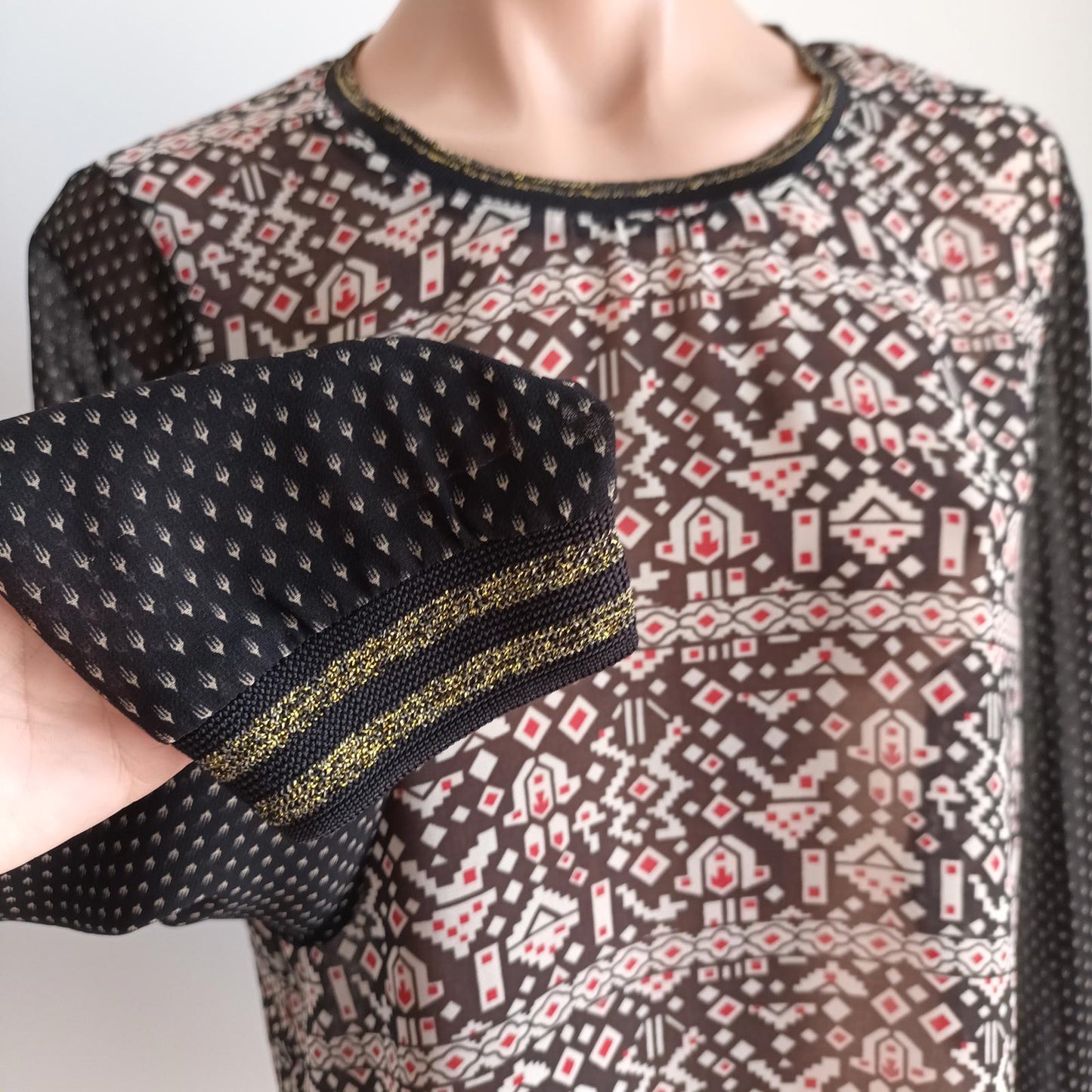 Sheer top by Scotch and Soda Maison Scotch