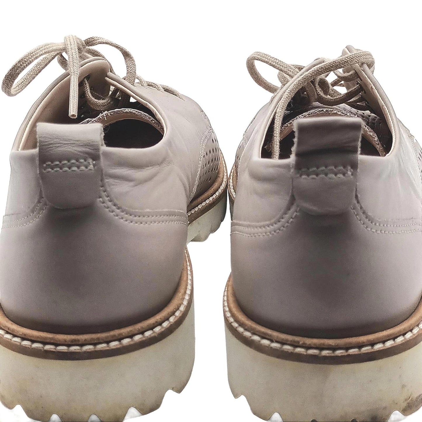 ECCO Danish Design Leather brogues golf shoes loafers. 38EUR