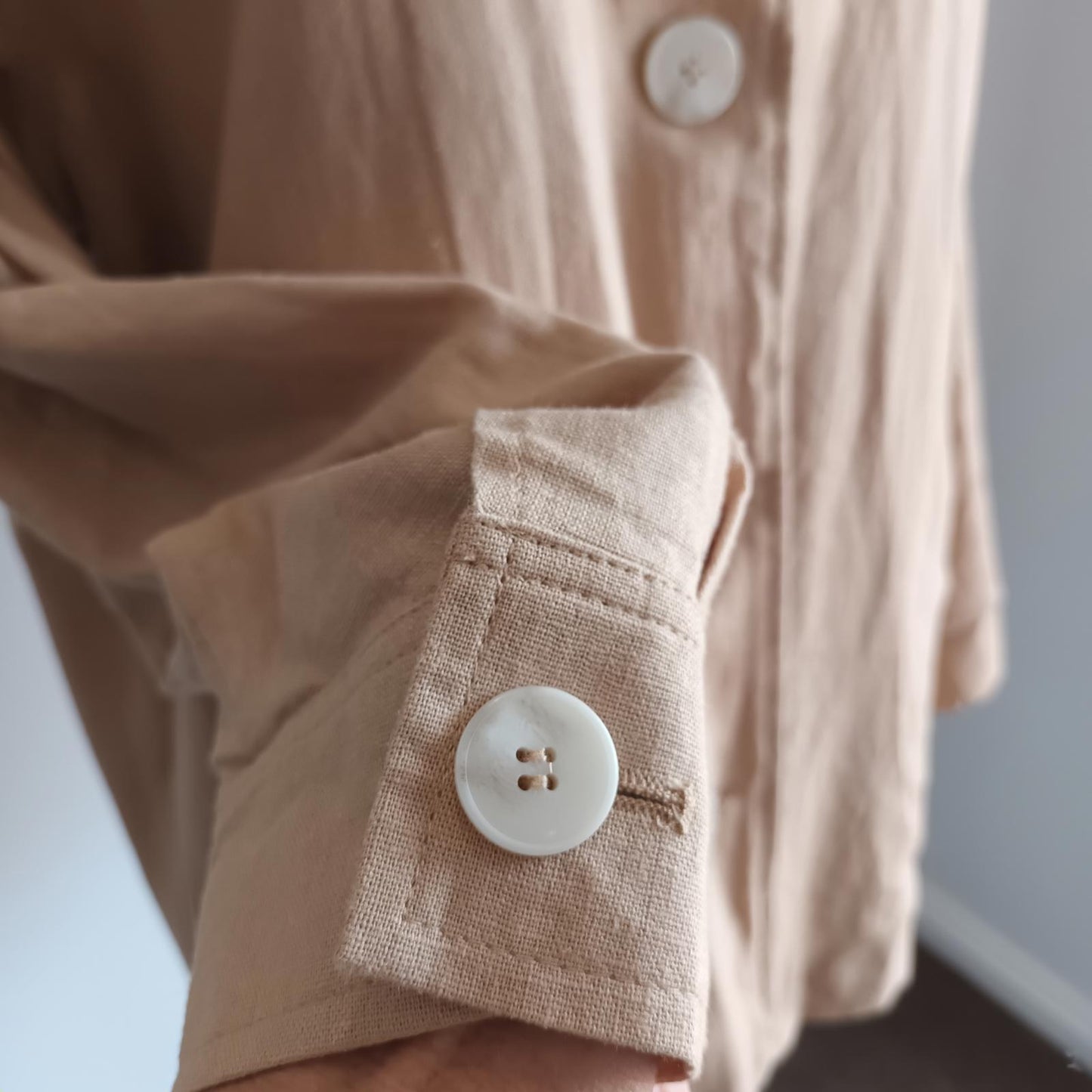 Zara light weight linen jacket S