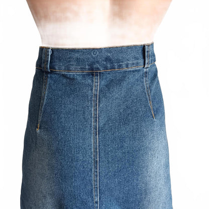 Vintage denim Mei Mei skirt 10