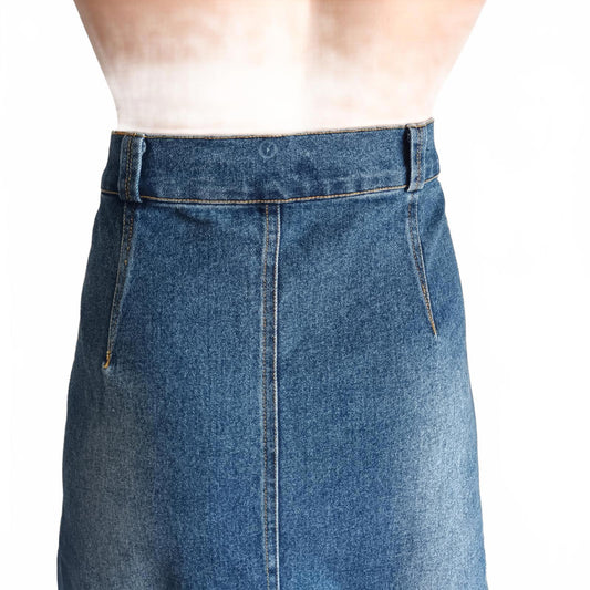 Vintage denim Mei Mei skirt 10