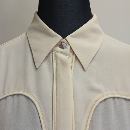 Vintage cream Lee shirt western style Modeshy