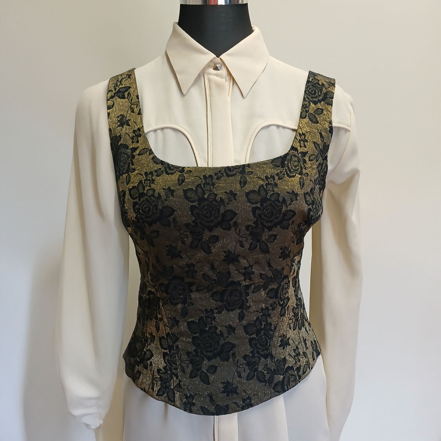 Vintage cream Lee shirt western style Modeshy