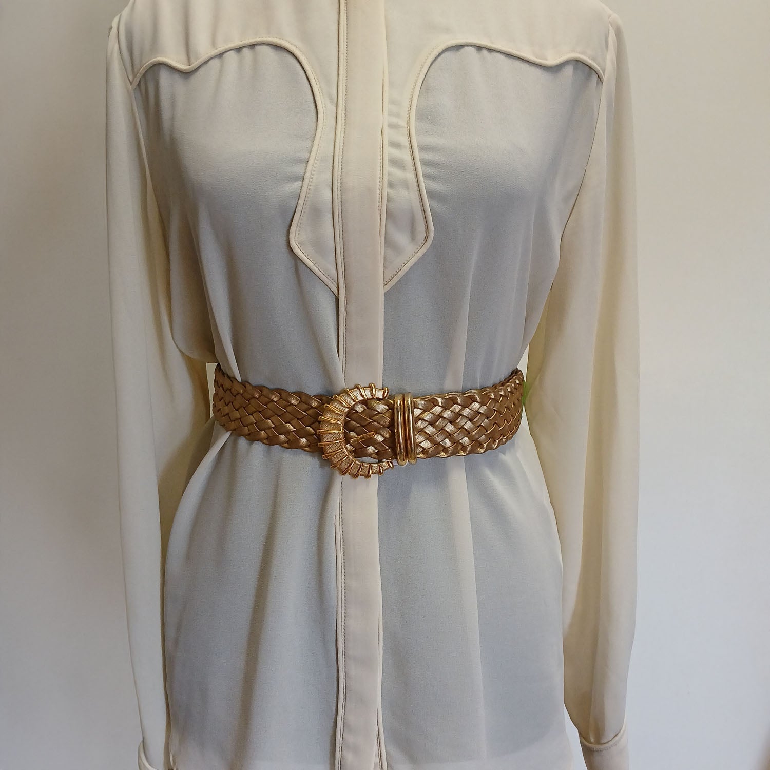 Vintage cream Lee shirt western style Modeshy