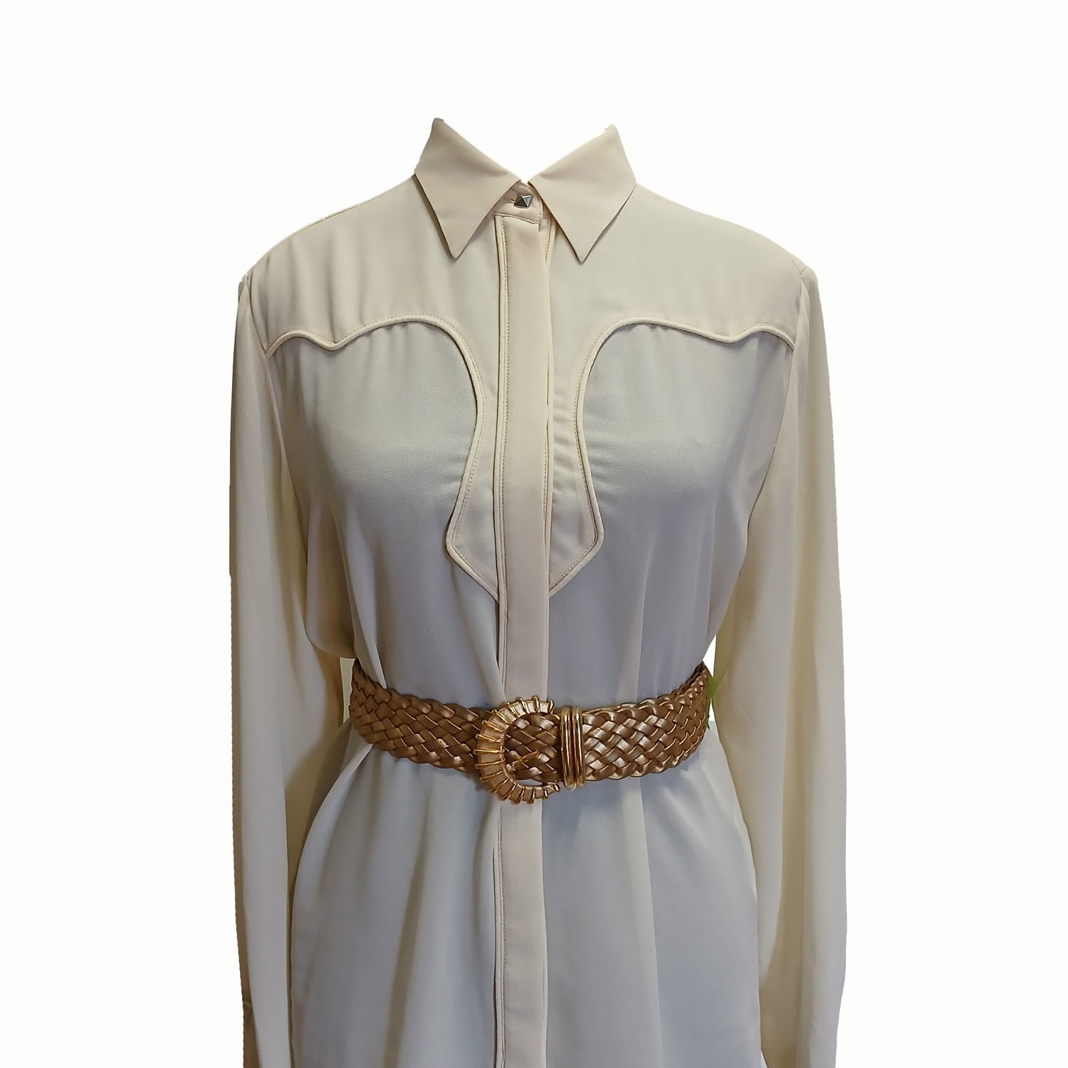 Vintage cream Lee shirt western style Modeshy