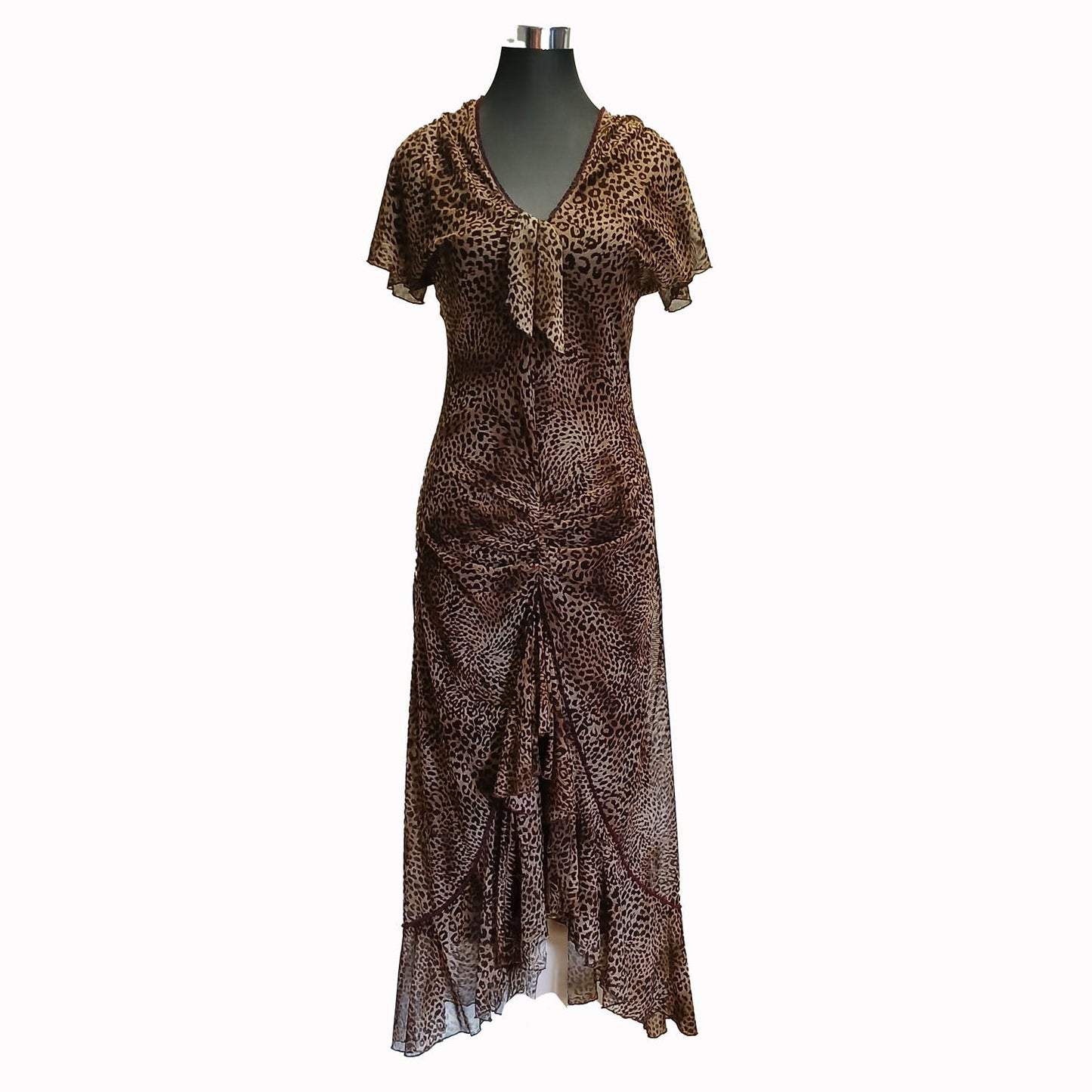 Vintage Y2k Jerry Shaw animal print dress 10 Modeshy
