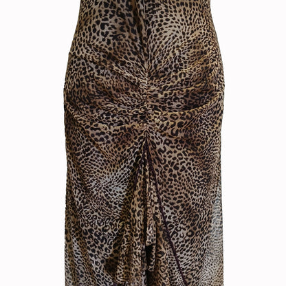 Vintage Y2k Jerry Shaw animal print dress 10 Modeshy