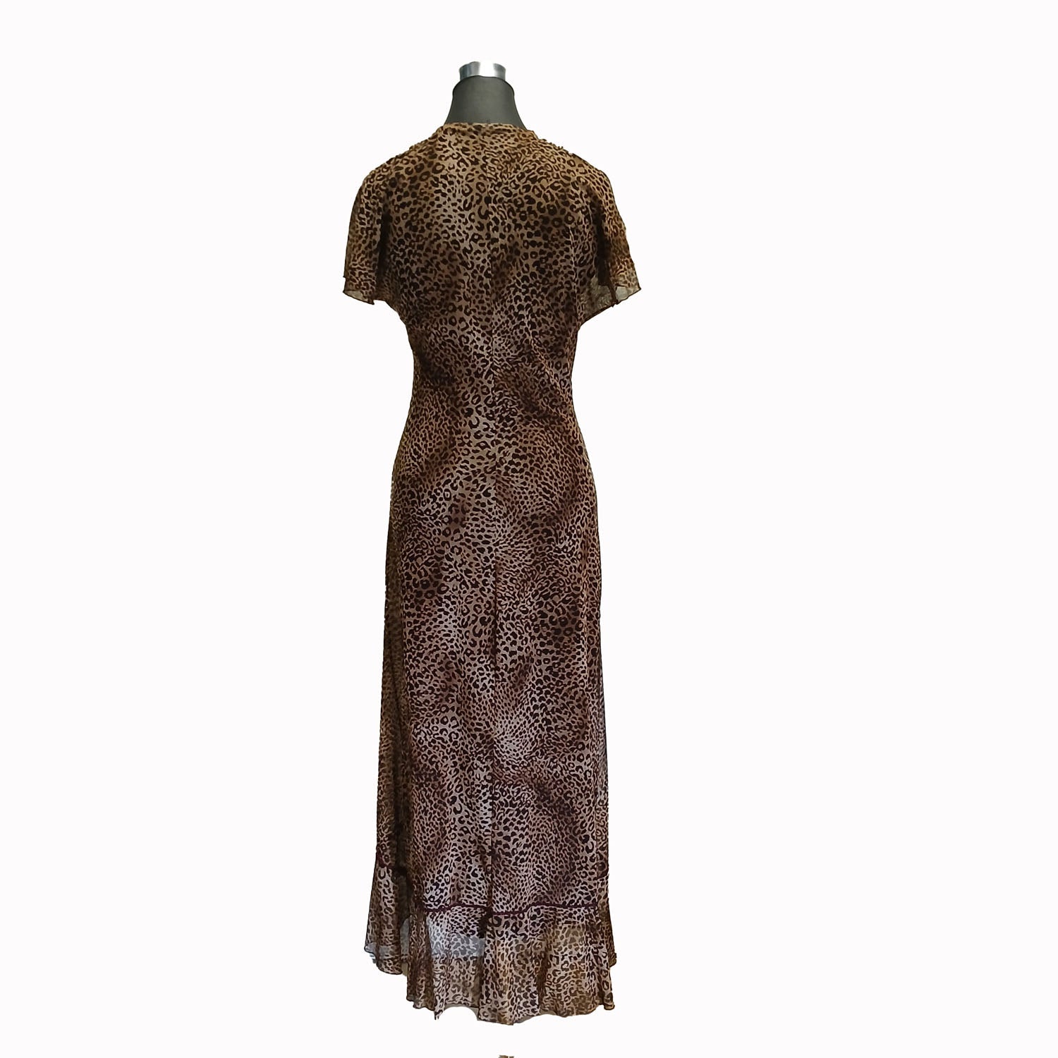 Vintage Y2k Jerry Shaw animal print dress 10 Modeshy
