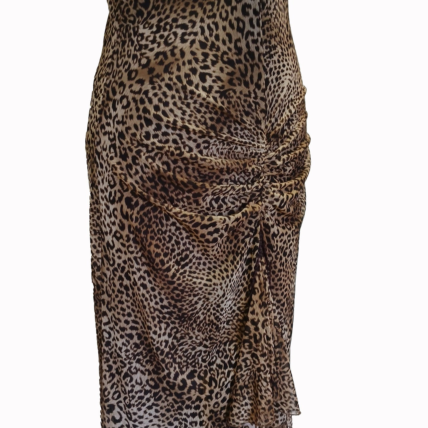 Vintage Y2k Jerry Shaw animal print dress 10 Modeshy