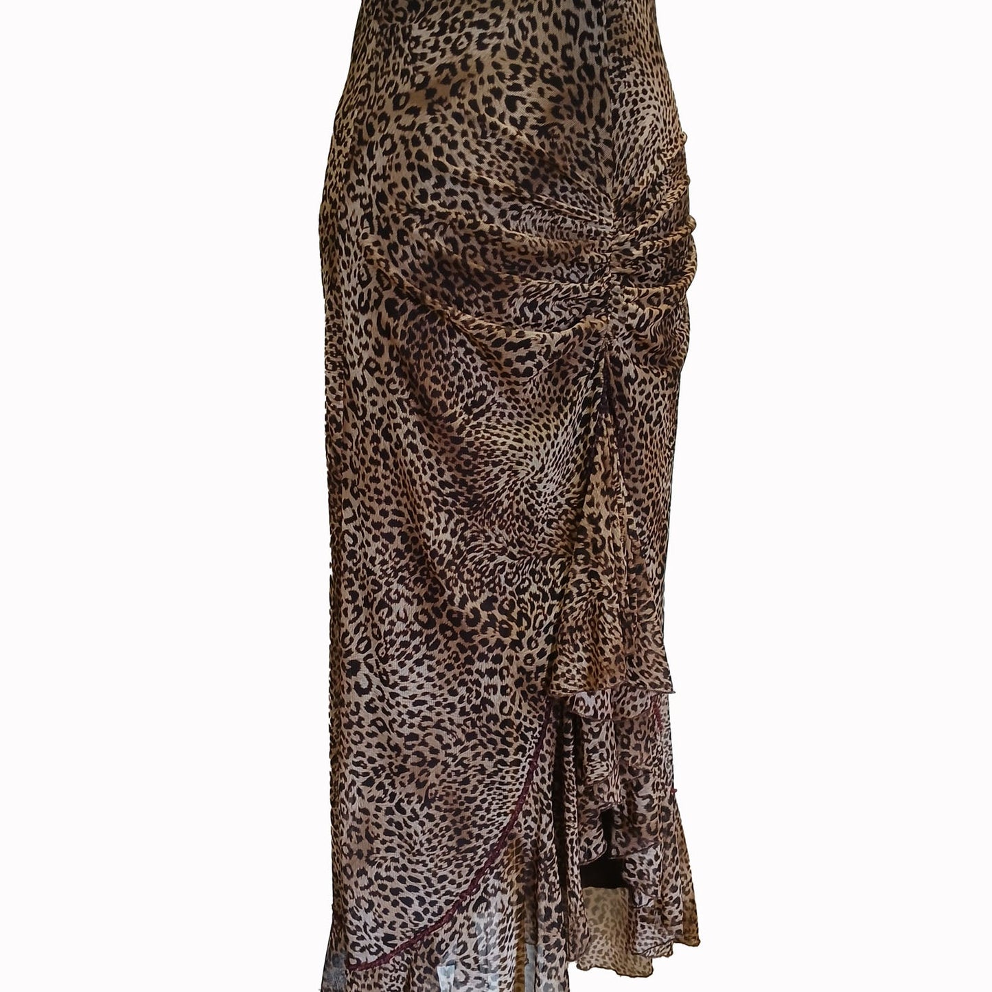 Vintage Y2k Jerry Shaw animal print dress 10 Modeshy