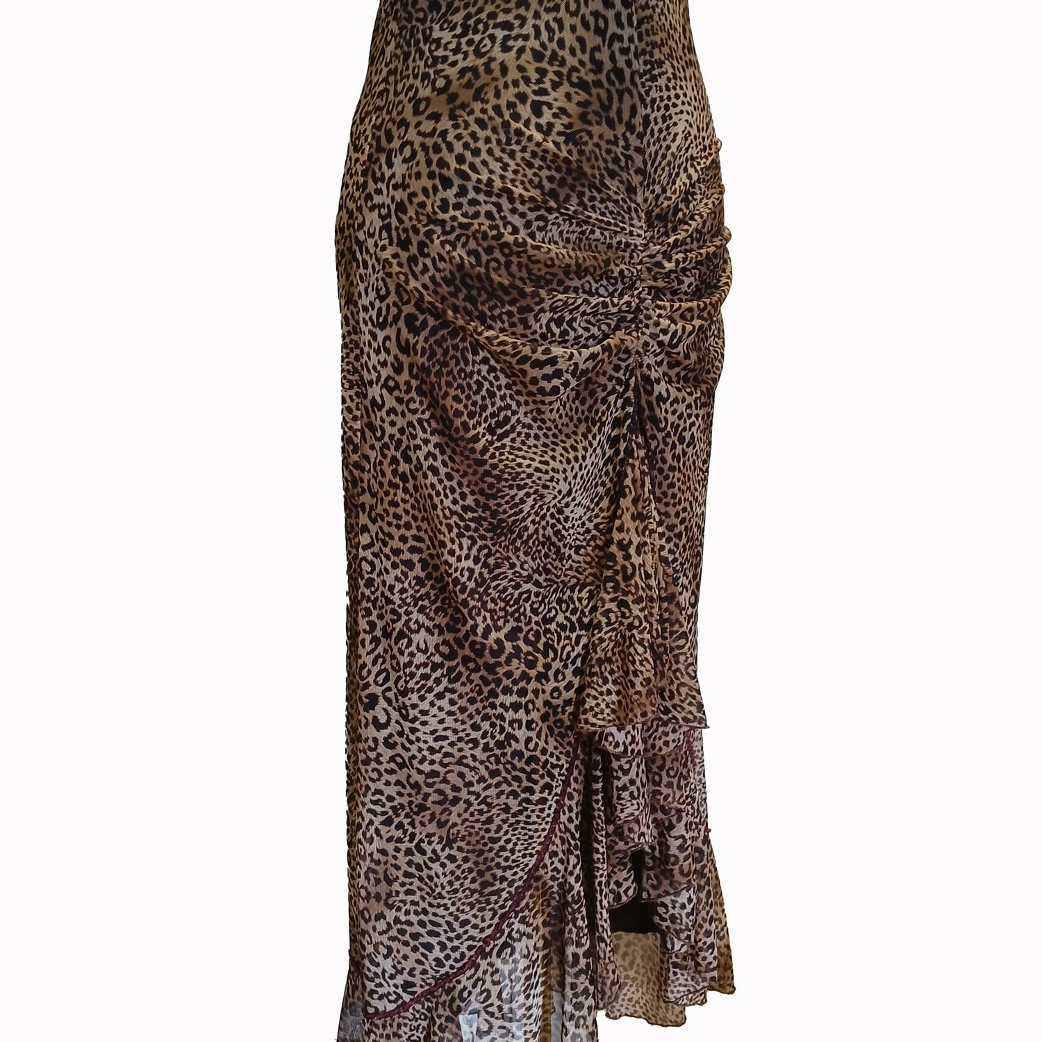 Vintage Y2k Jerry Shaw animal print dress 10 Modeshy