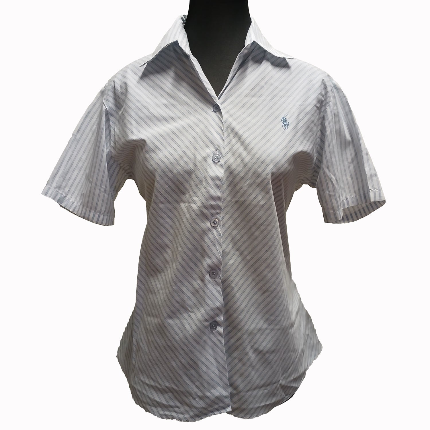 Polo Ralph Lauren white and blue pin striped corporate shirt Modeshy