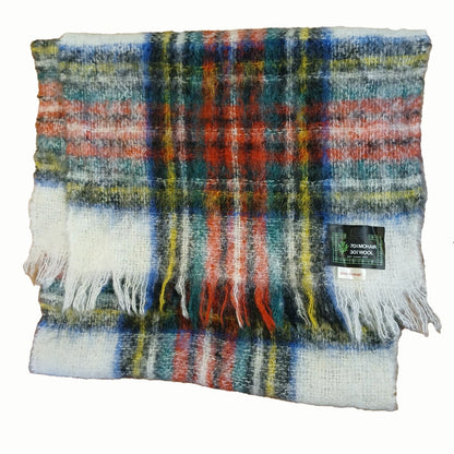 Vintage Dress Stewart Scottish Wool/ mohair tartan scarf Modeshy