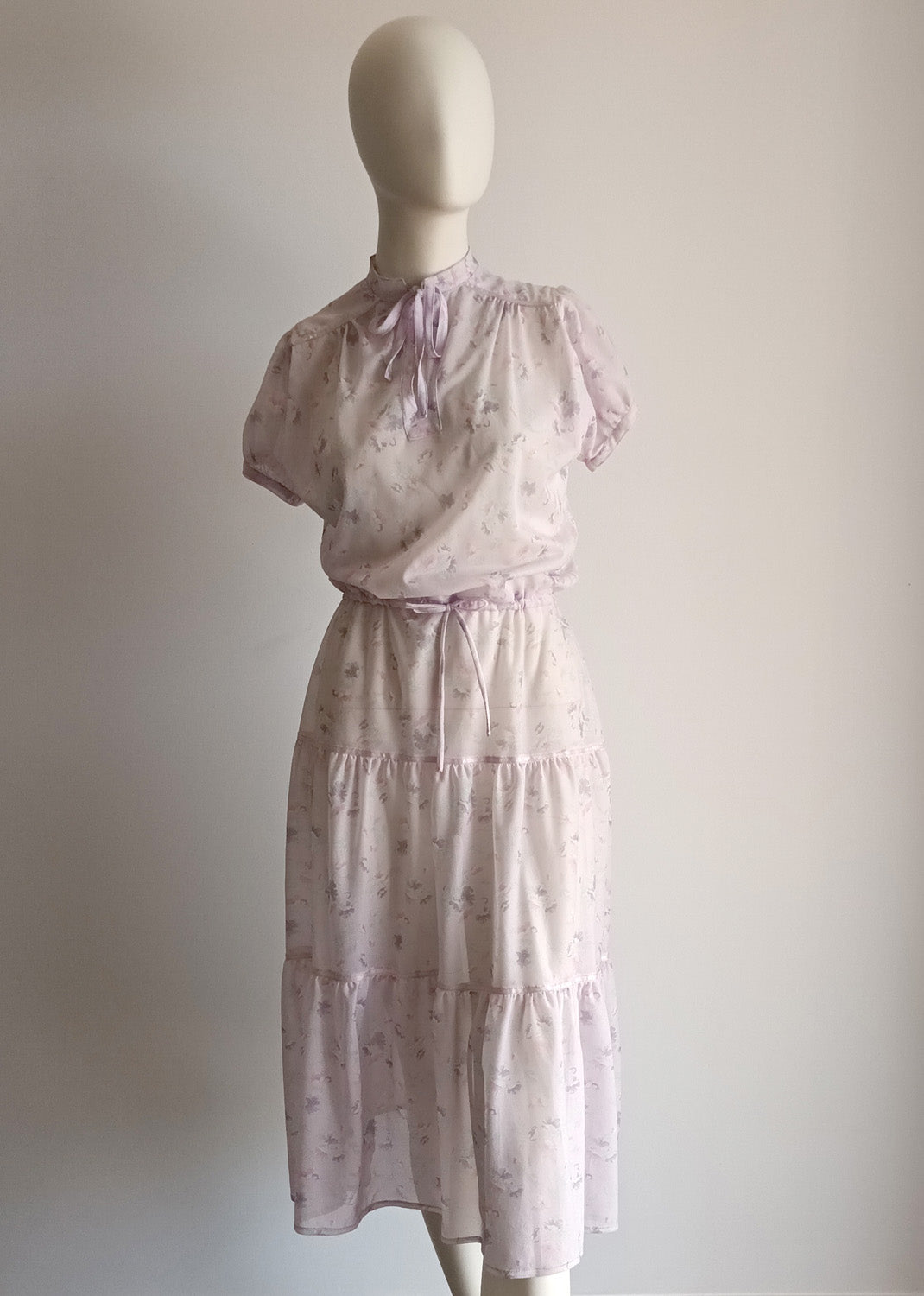 Vintage lavender garden dress