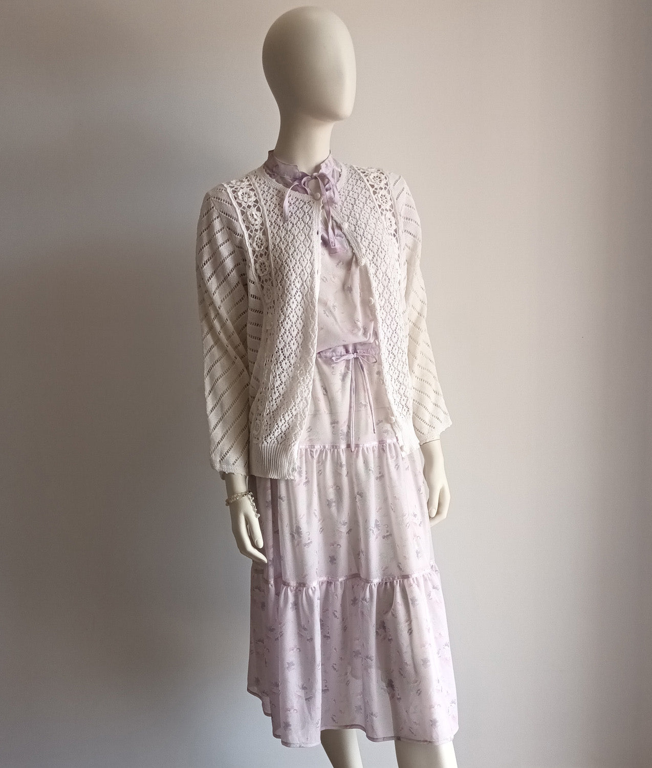 Vintage lavender garden dress