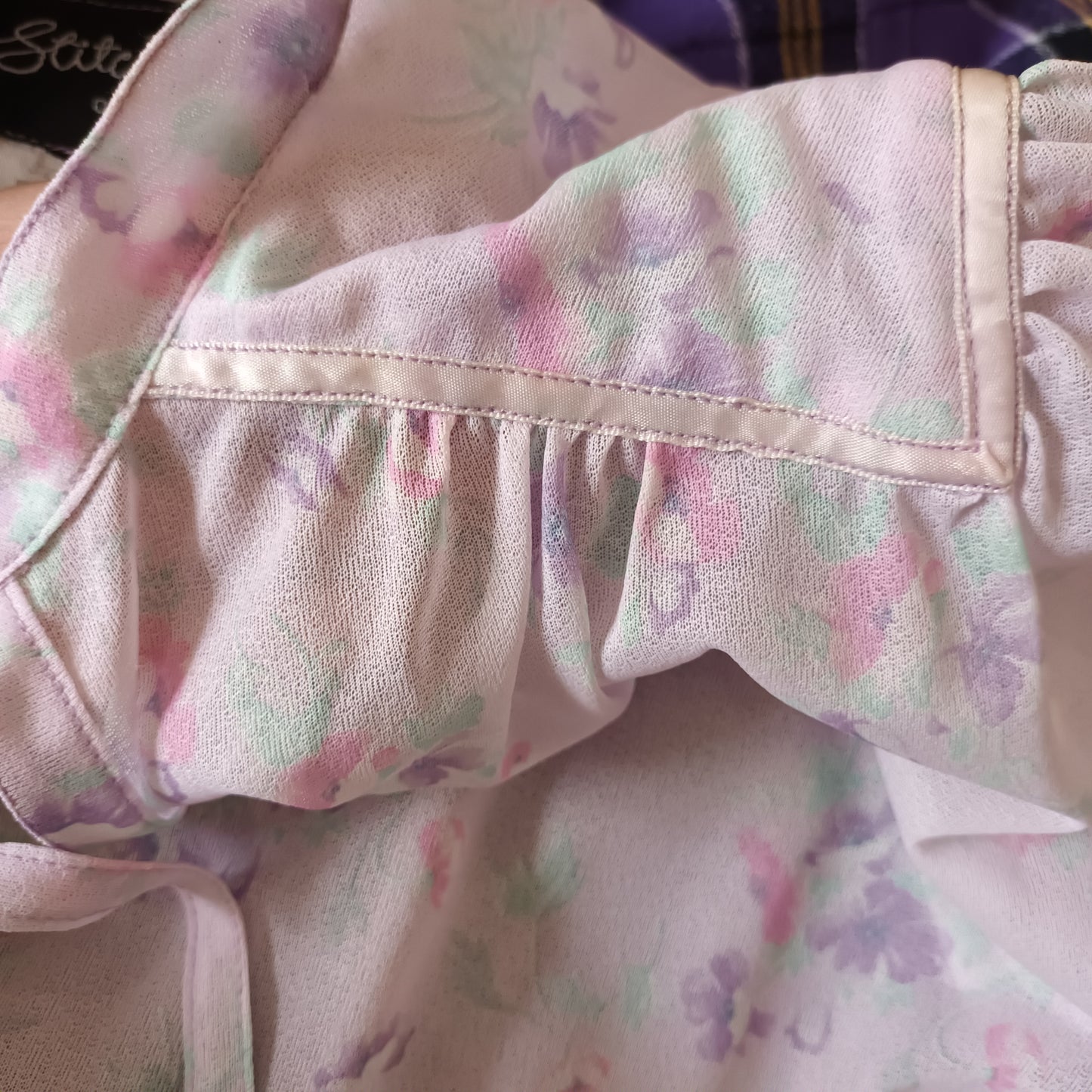 Vintage lavender garden dress