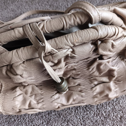 Vintage beige leather Oroton bag Modeshy
