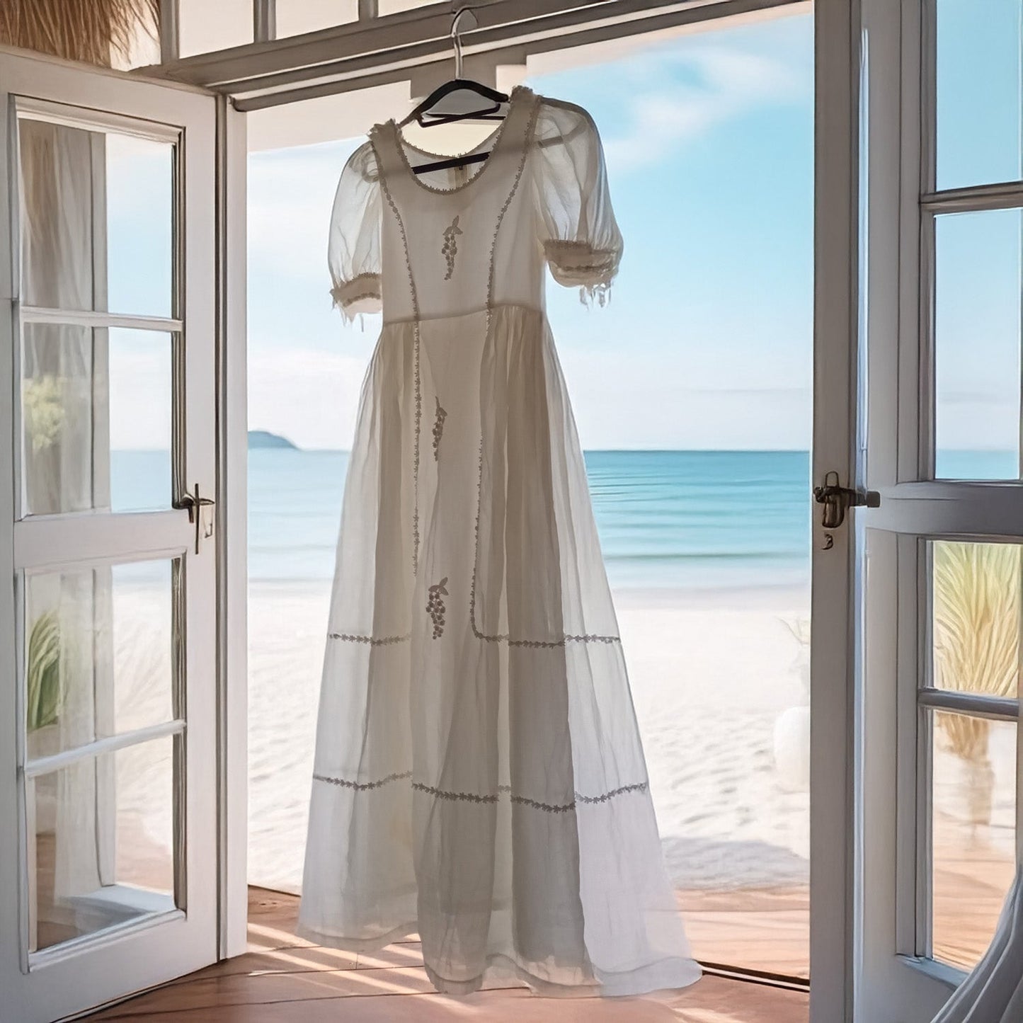 Vintage organza wedding dress - Donate a dress Modeshy