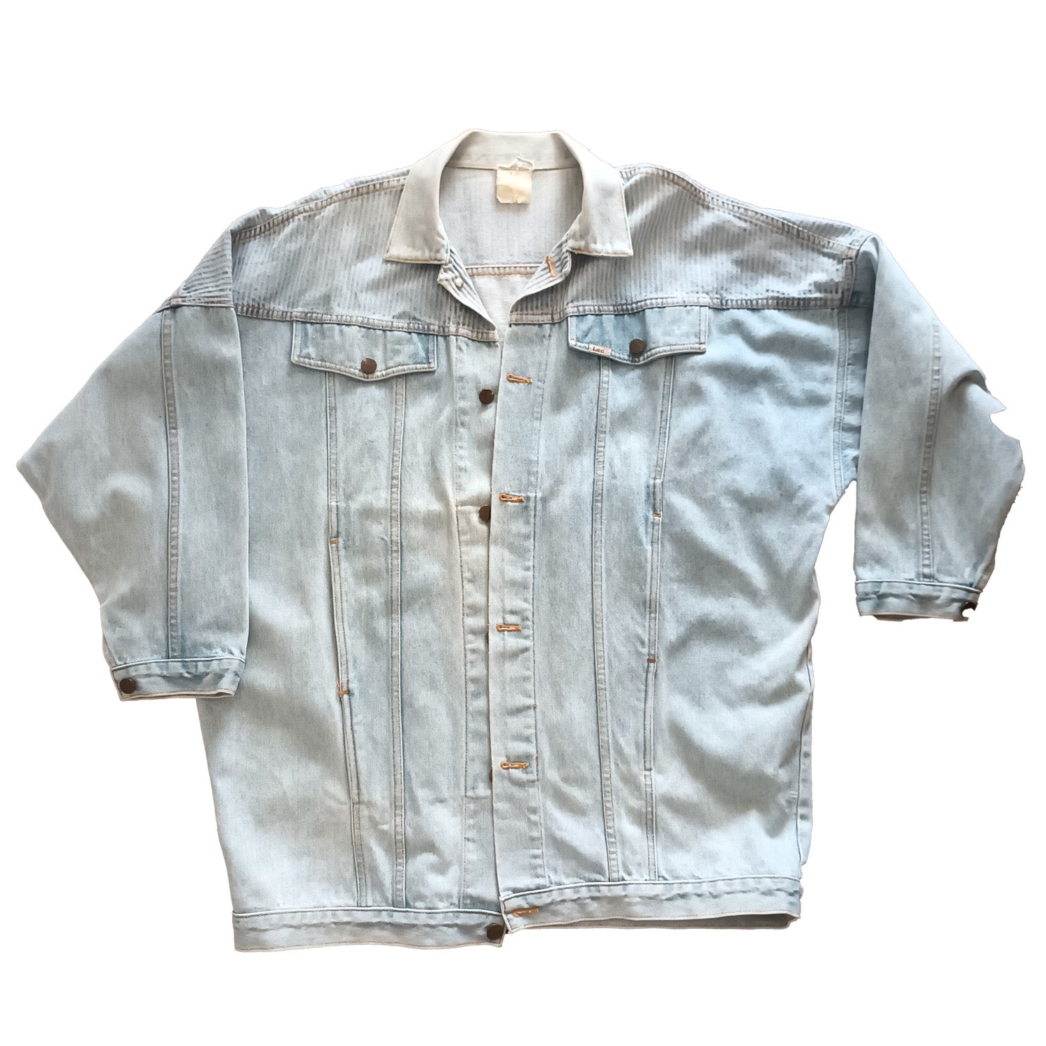 Vintage lee denim cotton batwing  oversize Jacket 80s LGE Modeshy