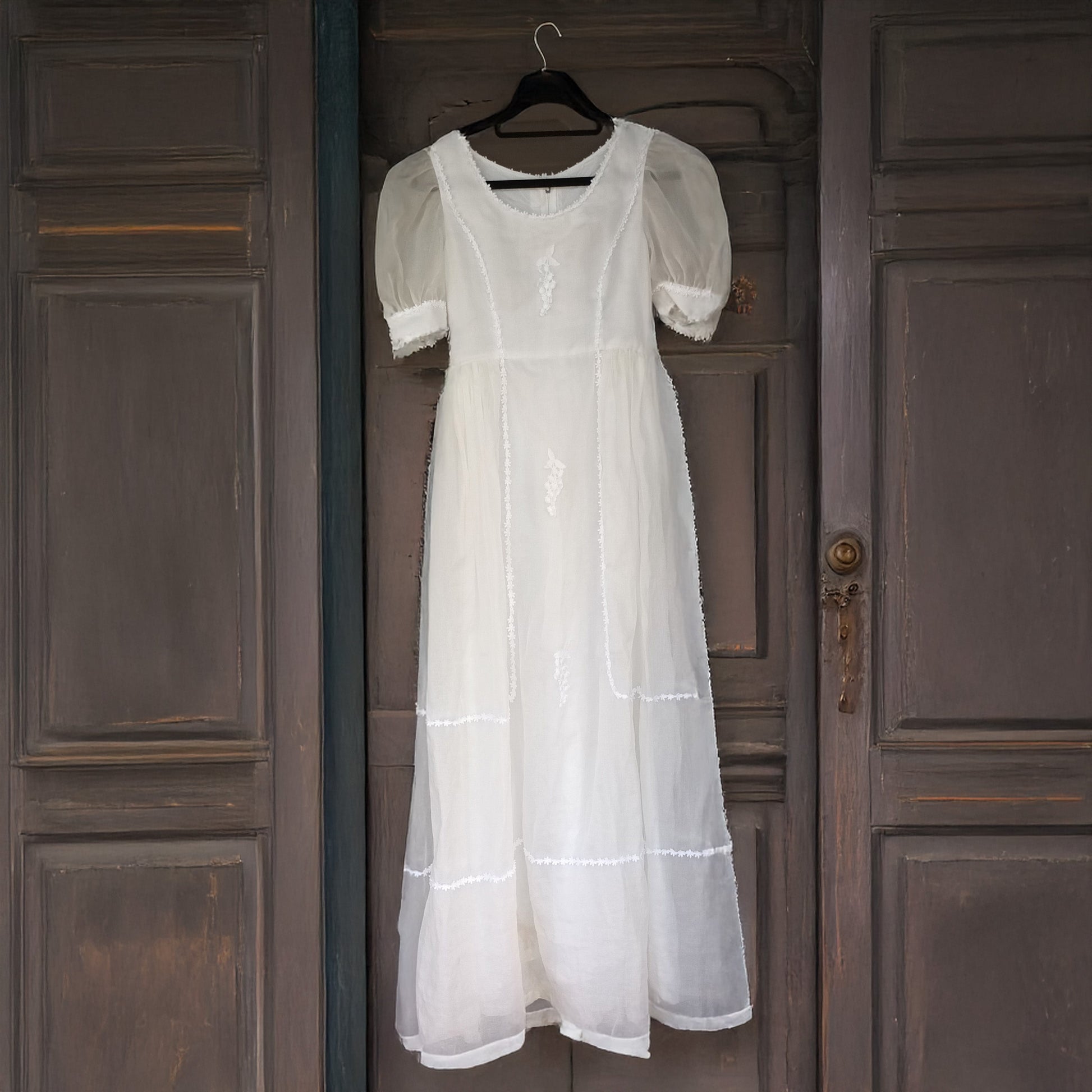 Vintage organza wedding dress - Donate a dress Modeshy