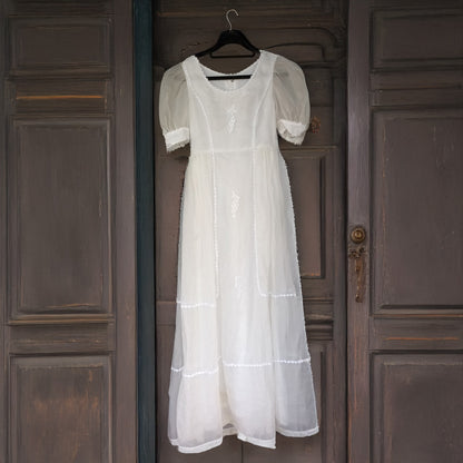 Vintage organza wedding dress - Donate a dress Modeshy