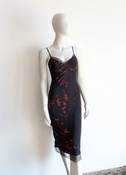 Y2k black slip dress by Blush M Modeshy