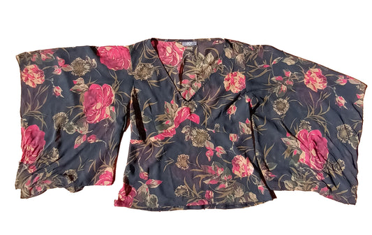 90s Bell sleeve top  12