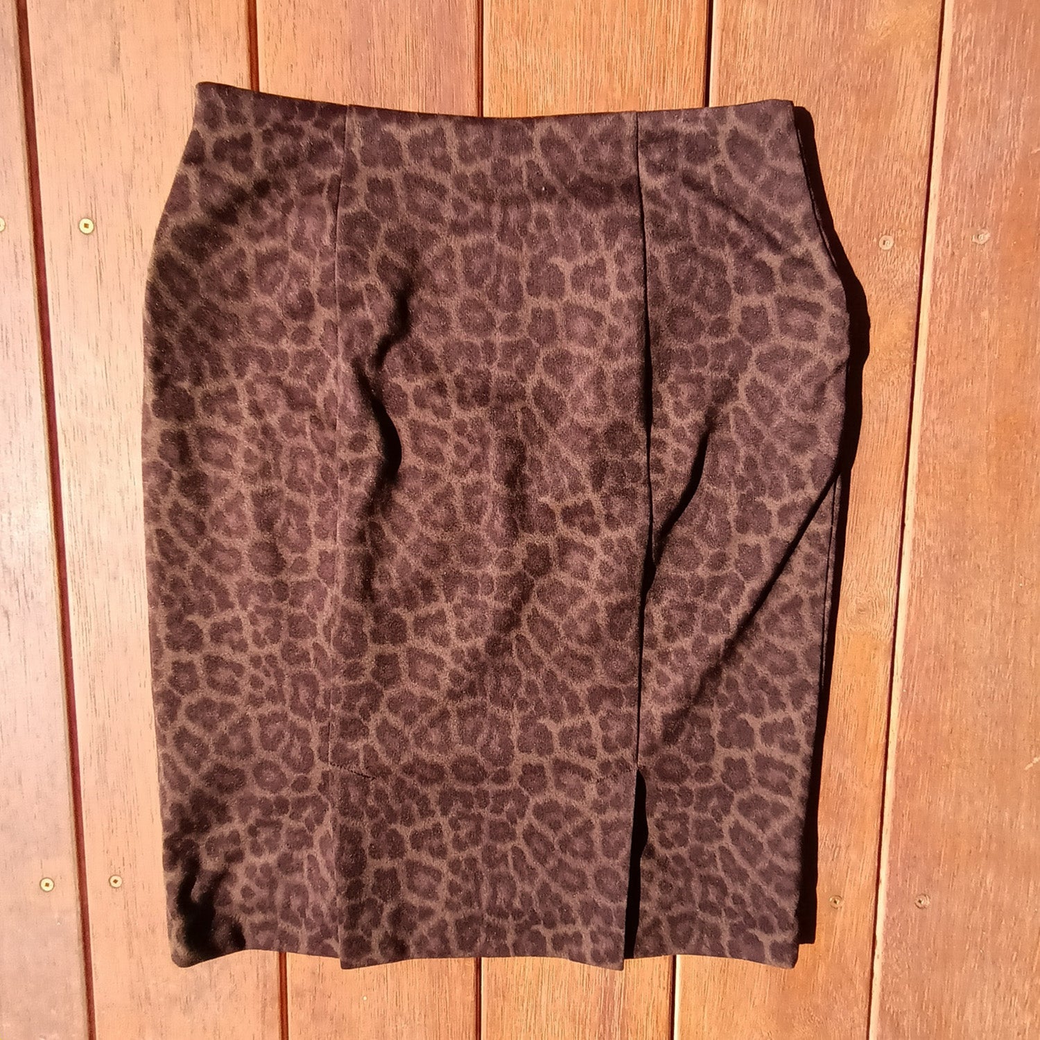 Micheal Kors brown animal print skirt Modeshy