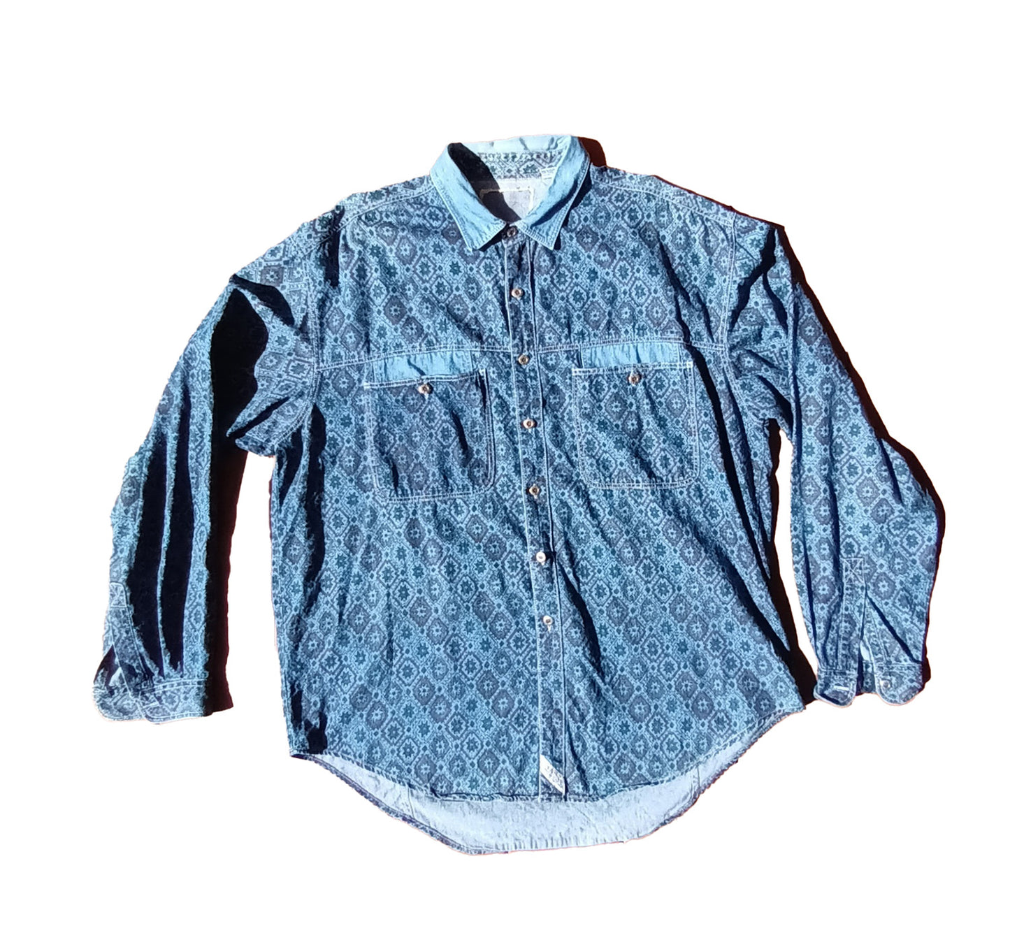 Vintage Levis wester denim long sleeve shirt.