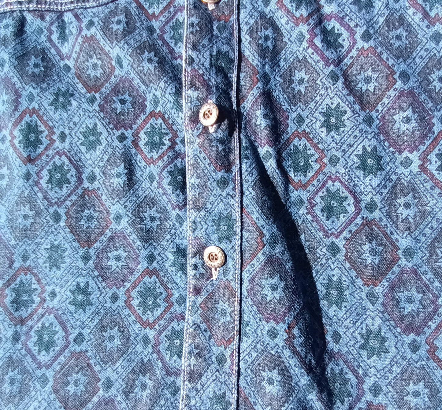 Vintage Levis wester denim long sleeve shirt.