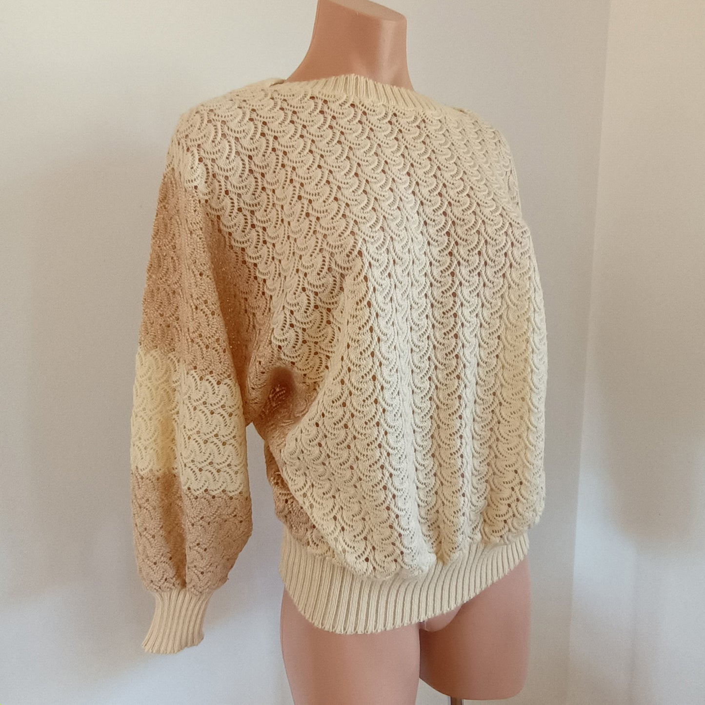 Vintage batwing knit jumper
