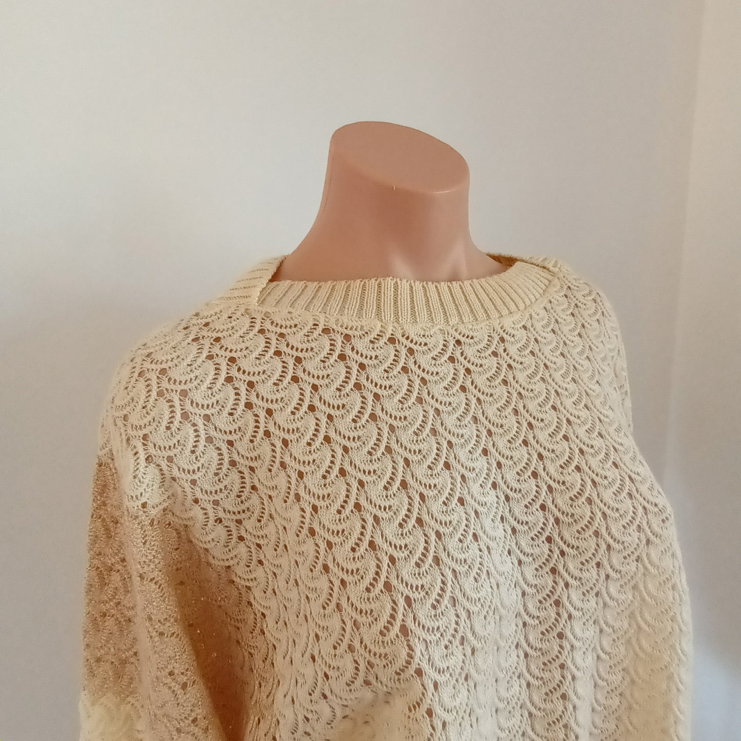 Vintage batwing knit jumper