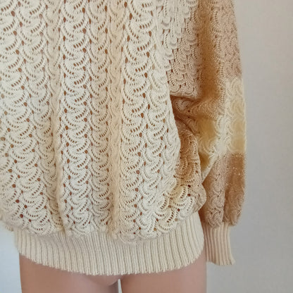 Vintage batwing knit jumper