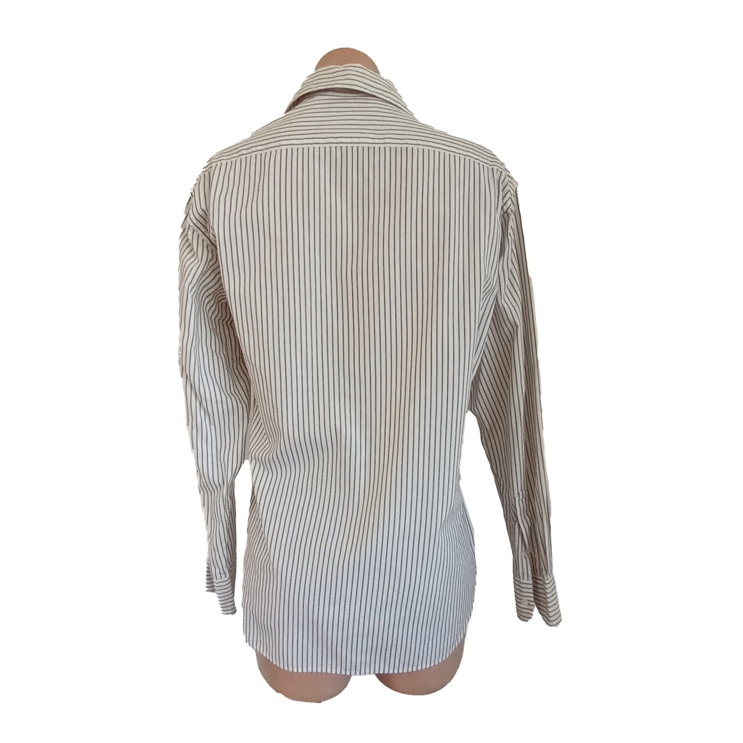 Harry Day cream pin striped shirt