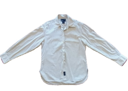 Harry Day cream pin striped shirt